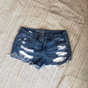 Denim shorts